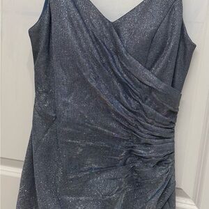 Elegant Shimmering Gray Dress
